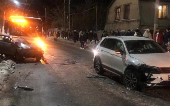 Пьяный водитель спровоцировал аварию в Брянске