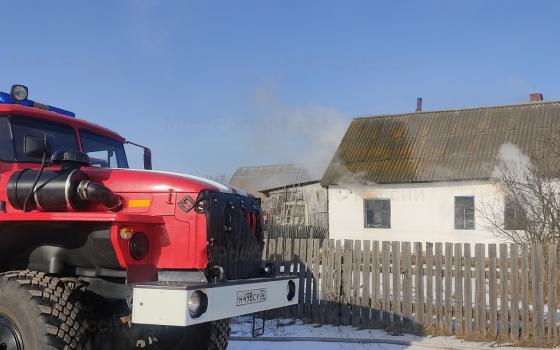 На пожаре в Жуковском округе пострадал человек