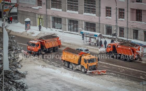 Более пяти тысяч тонн снега вывезли из Брянска