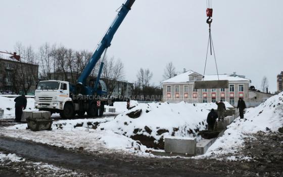 У пристройки к школе №13 в Брянске заложен фундамент