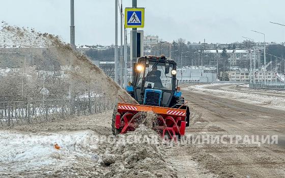 Более 2500 тонн снега вывезли дорожники с улиц Брянска