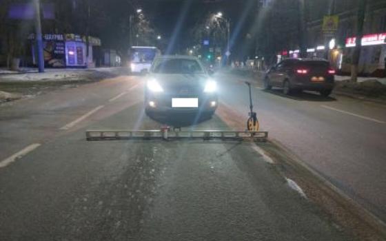 Нетрезвый пешеход попал под машину в Брянске