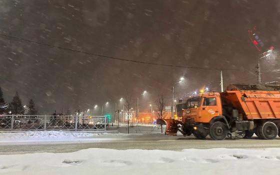 Полторы тонны снега убрали с улиц Брянска