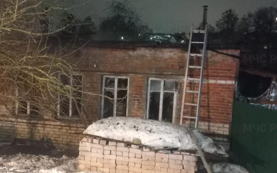 Человек пострадал на пожаре в Брянске