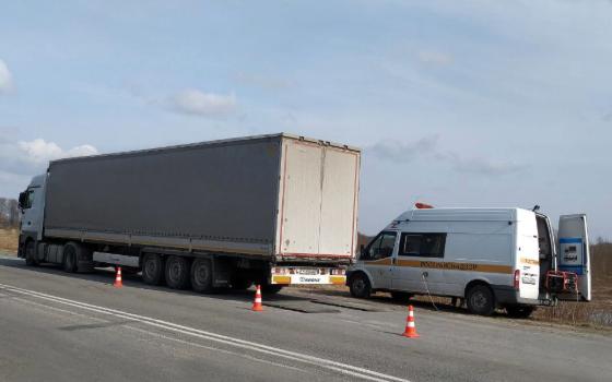 Водителей фур на брянских трассах штрафуют за превышение весовых параметров