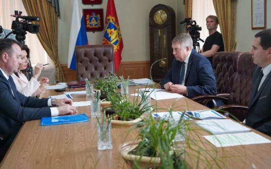 Брянский губернатор обсудил инвестпроекты с гендиректором «Газпром энергосбыт Тюмень»