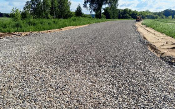 Новую дорогу строят в Погарском районе