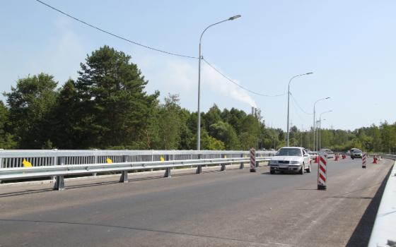 Новый мост на подъезде к Фокино открыли для машин