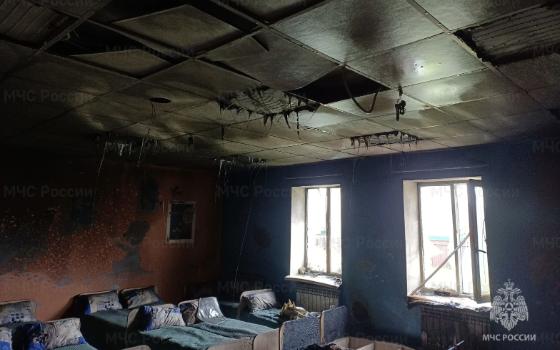 В школе в Клинцах произошёл пожар