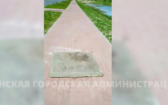31 крышка от люков пропали с улицы Флотской в Брянске