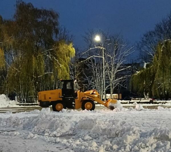 С улиц Брянска дорожники вывезли 1058 тонн снега 