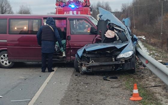 Водитель погиб в аварии на брянской трассе 