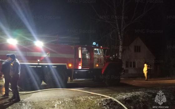 В Злынке сгорел жилой дом 