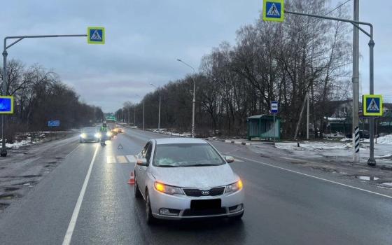 Пешехода сбила машина на переходе на брянской трассе