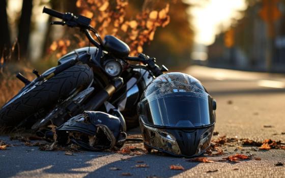 Питбайк столкнулся с автомобилем в  Дятьковском районе