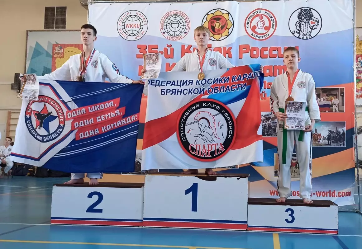 Брянские каратисты завоевали 22 медали на Кубке России