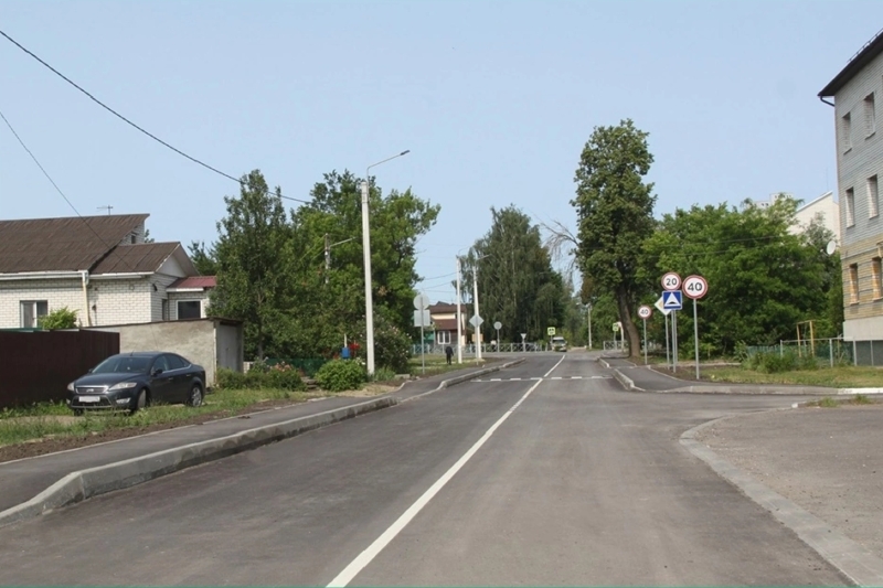 Улицу Кирова отремонтировали по нацпроекту в Брянске