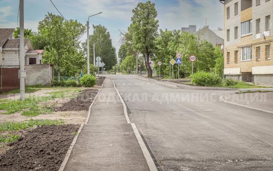 На улице Кирова в Брянске построили тротуары