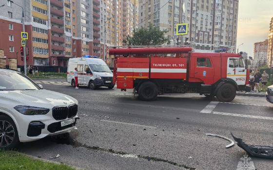 Две легковушки столкнулись в Советском районе Брянска