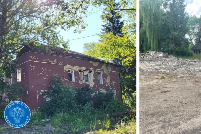 Заброшенную больницу снесли в Любохне после вмешательства прокуратуры