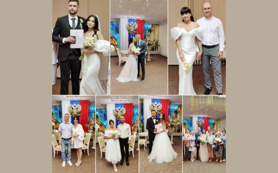 15 пар расписались в ЗАГСе Брянска в «красивую» дату