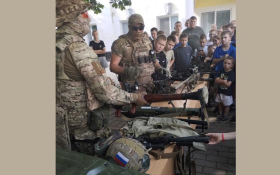 Юные борцы встретились с бойцами «БАРС-Брянск»