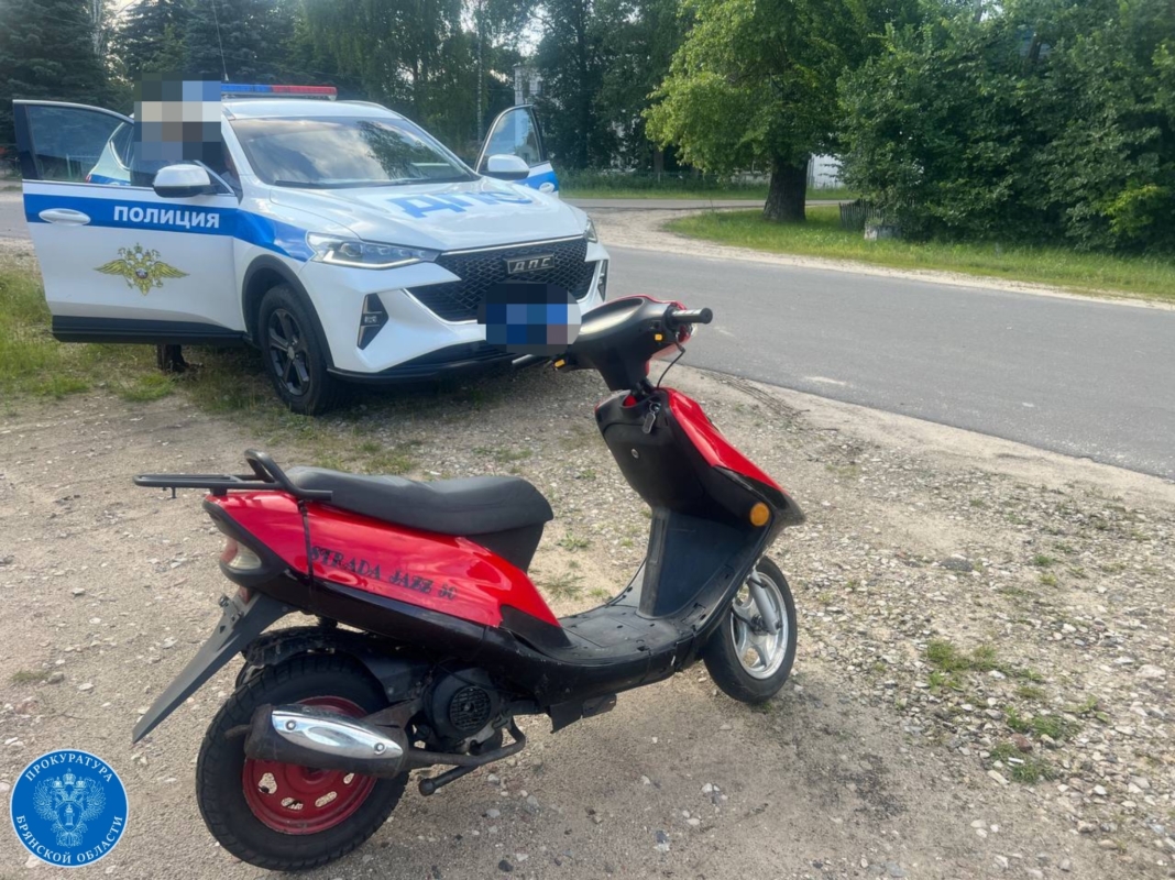 Брянца ждёт суд за управление мопедом в нетрезвом состоянии