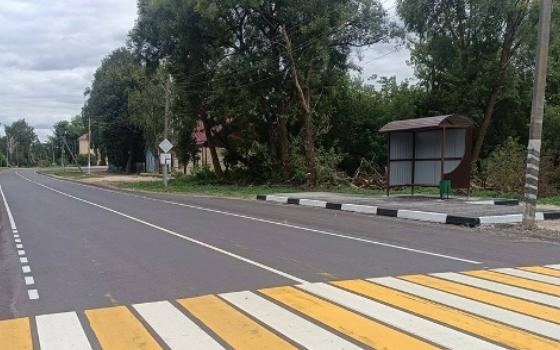 Свыше 10 километров дороги Погар-Стародуб отремонтировали по нацпроекту