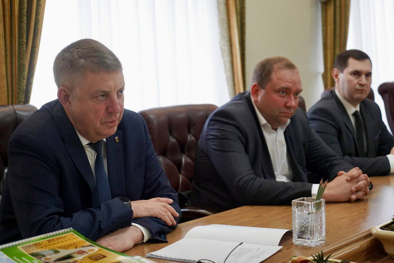 Александр Богомаз и Борис Эбзеев обсудили вопросы функционирования электросетевого комплекса Брянской области