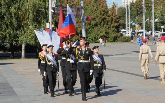 Конкурс почётных караулов прошёл в Брянске 