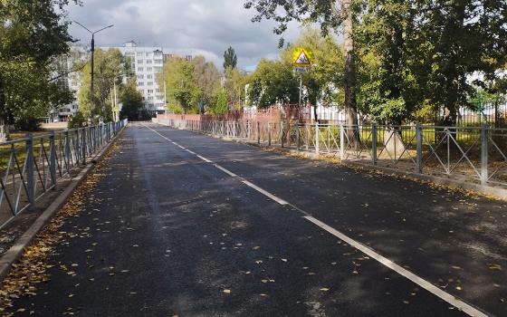 Свыше 800 метров улицы Киевской отремонтировали в Брянске