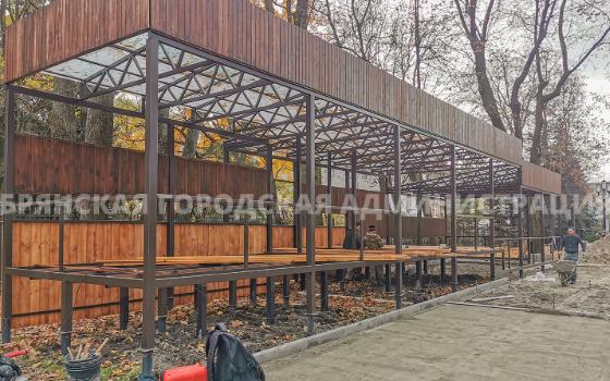 Культурно-досуговый центр строят по инициативе жителей в парке Толстого в Брянске