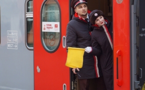 Двухэтажный поезд начал курсировать между Брянском и Санкт-Петербургом