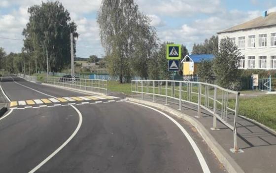 Свыше 11 километров трассы отремонтировали по нацпроекту в Комаричском районе