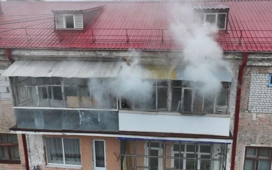 Жилой дом загорелся накануне вечером в Брянске