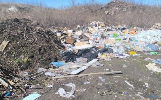 На территории бывшего мясокомбината в Комаричах образовалась свалка