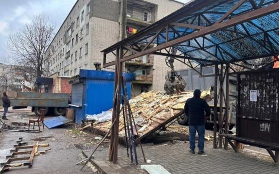 Три незаконных ларька убрали в Бежицком районе Брянске