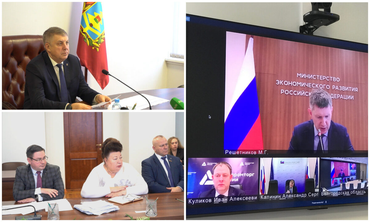 Брянский губернатор поучаствовал в совещании Минэкономразвития РФ