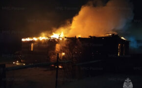 Человек пострадал на пожаре в Трубчевском районе накануне вечером