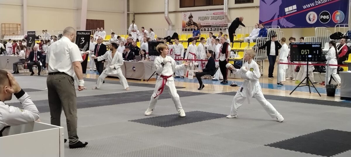 Брянские каратисты привезли свыше 30 медалей из Тамбова