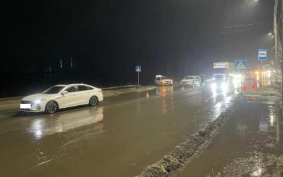 Иномарка сбила пешехода на переходе в Большом Полпино