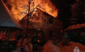 Человек пострадал на пожаре в жилом доме в Карачевском районе