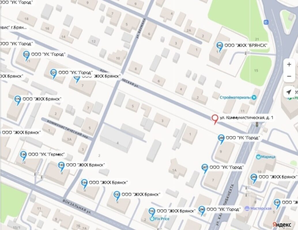 Реестр площадок для крупногабаритного мусора появился в Бежицком районе Брянска