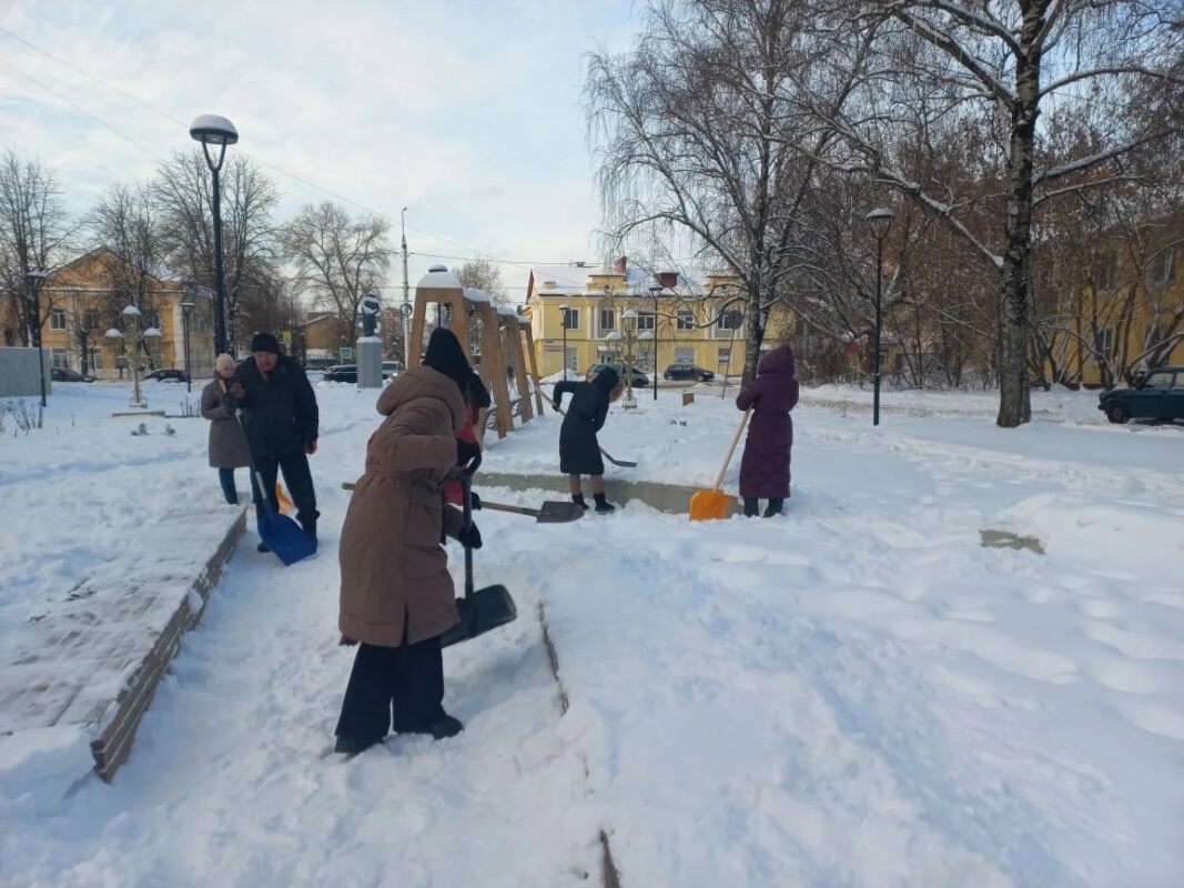 Акция «Снежный десант» в Брянске собрала более тысячи неравнодушных жителей