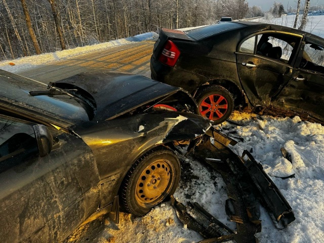 Двое взрослых и ребёнок пострадали в ДТП на брянской трассе