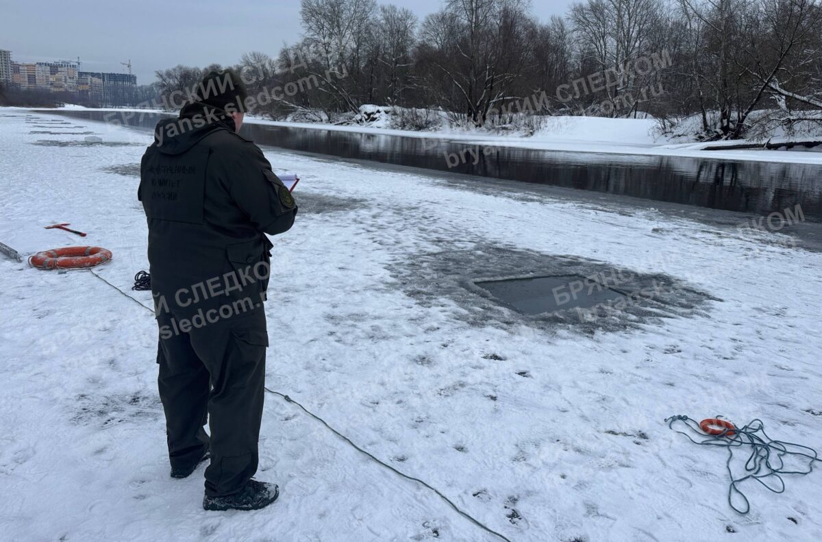 Следователи выясняют обстоятельства трагедии с двумя детьми на реке в Брянске