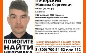 49-летний мужчина пропал в Брянске