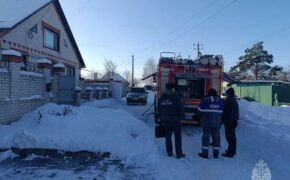 Жилой дом потушили спасатели накануне в Севске