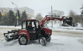 791 тонну снега вывезли из Брянска дорожники за сутки