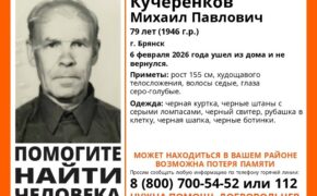 79-летний мужчина пропал в Брянске